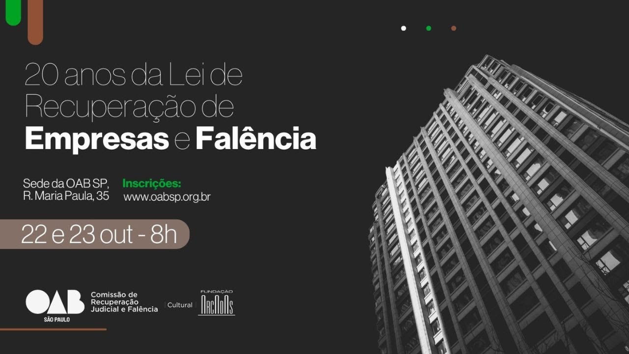 20 ANOS DA LEI DE RECUPERAÇÃO DE EMPRESAS E FALÊNCIAS