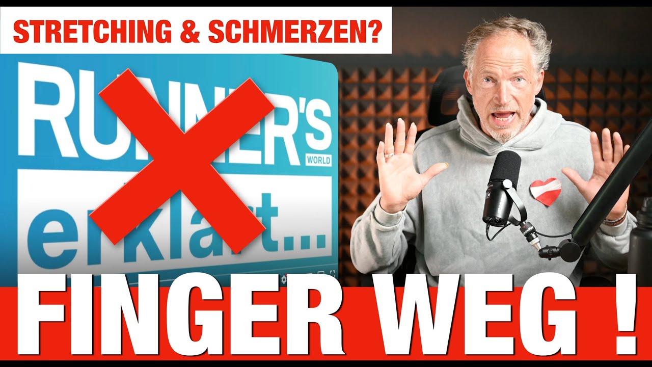 RUNNER'S WORLD propagiert Stretching/Dehnen - darum haben so viele Läufer Rückenschmerzen. 💥