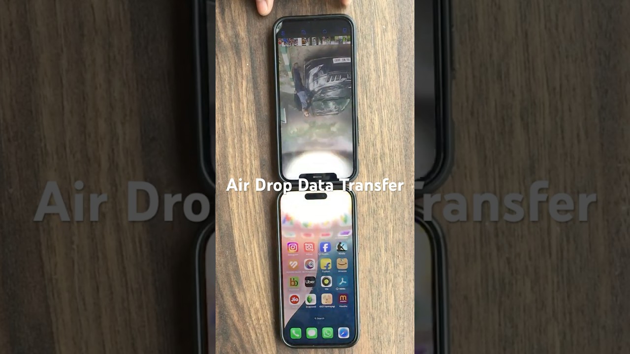 How to Transfer Photos Files using Airdrop | Very Fast and Easy iPhone to iPhone Data transfer