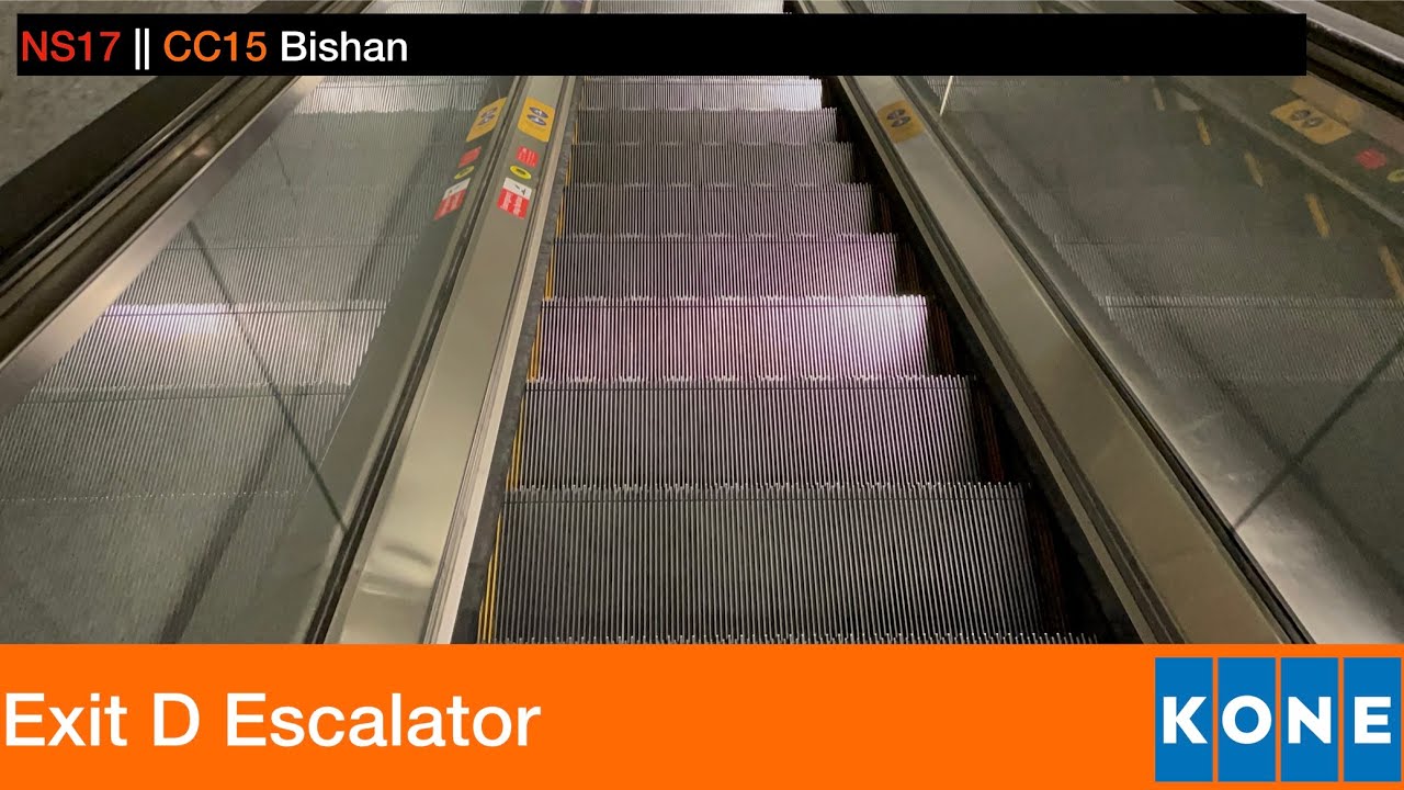 Bishan MRT Station || Kone Escalator (Exit D)