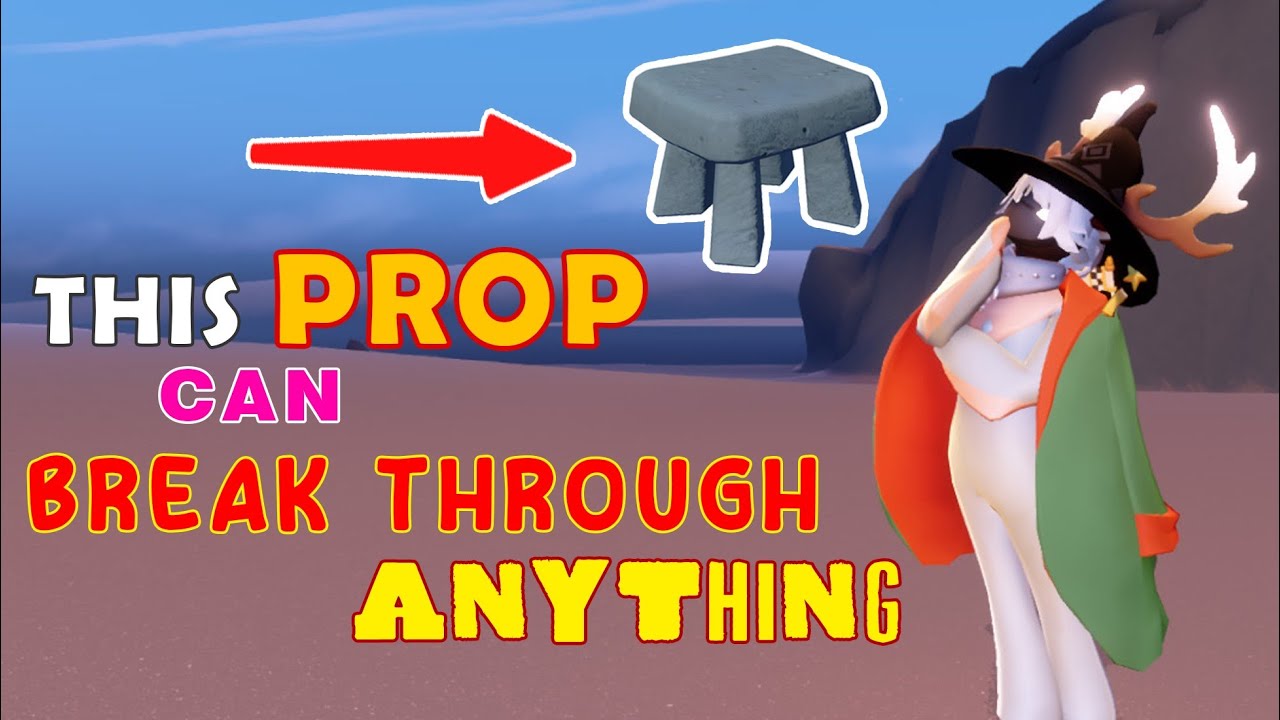 Stone Stool || Small Bench Prop Tricks || Sky COTL Candle Run Tricks || Sky Children of The Light