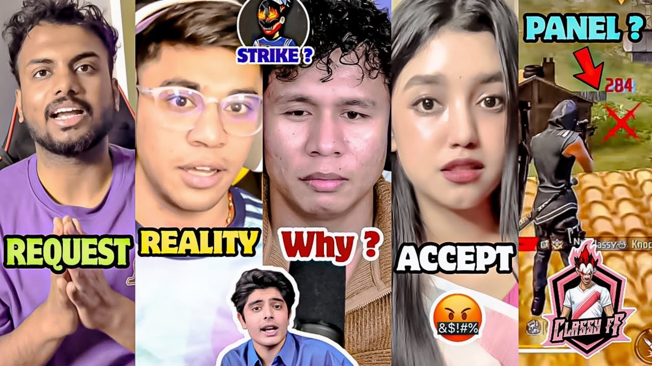 Nayan - Request !🙏|| Classy - Panel ?🤬|| UG - Angry & Tonde Gamer - Old Days !😮|| Purnima - Reality✅