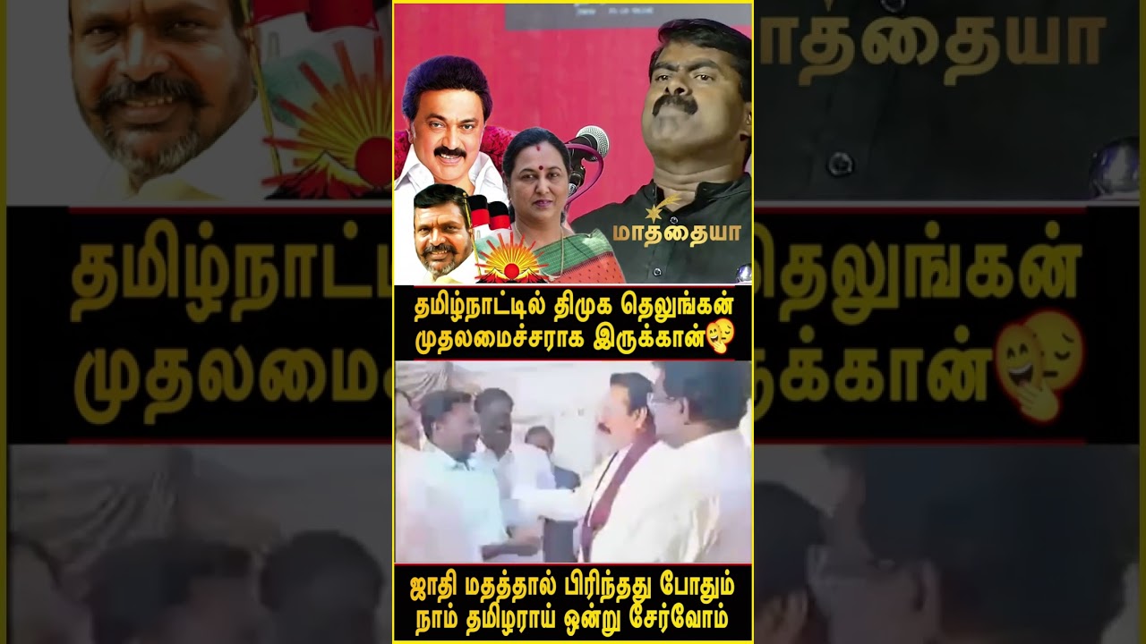 இந்த தேர்தலில் அதிமுக திமுக தெலுங்கனை வீழ்த்திய ஆக வேண்டும் | NTK Vs DMK | Tamil News