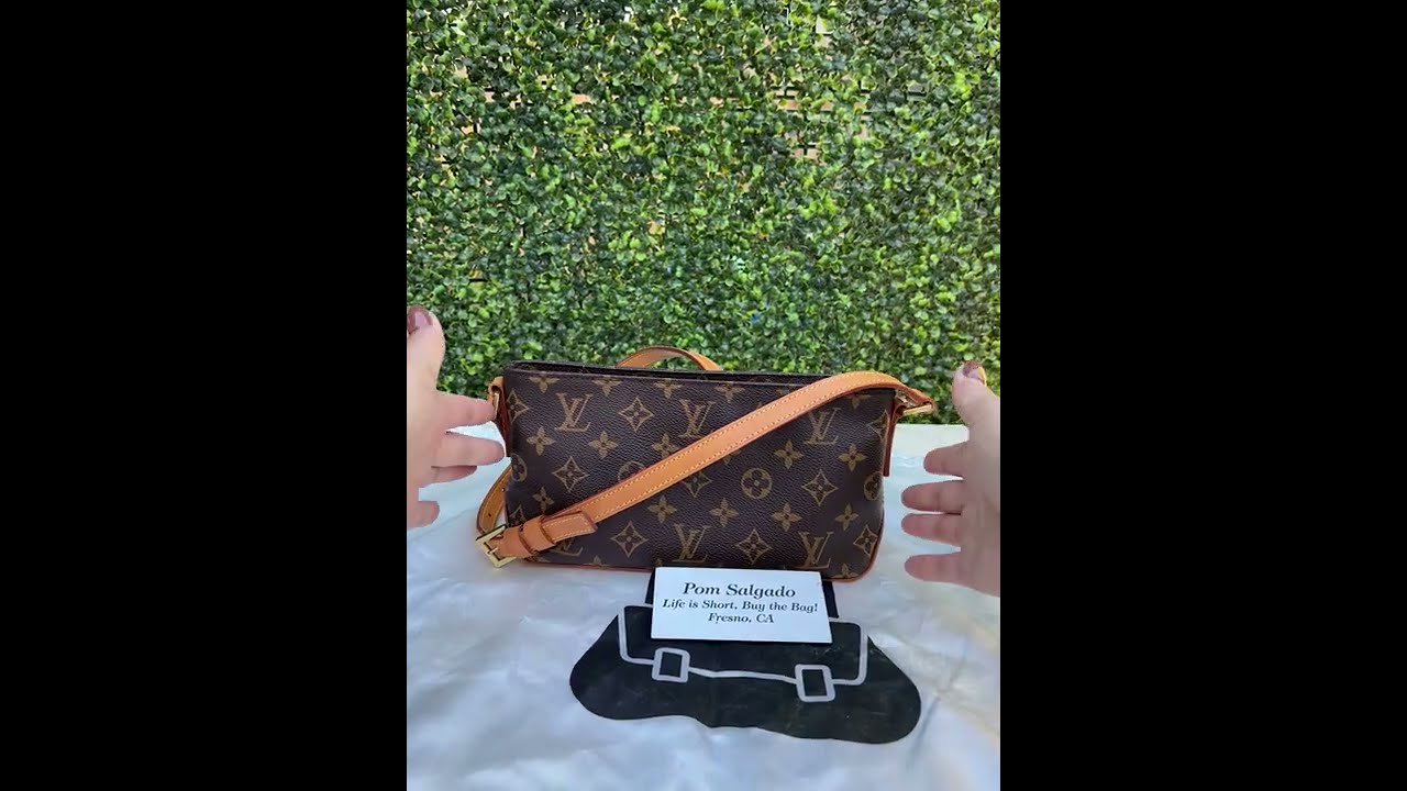 Authentic Preowned Louis Vuitton Trotteur Bag Monogram Canvas