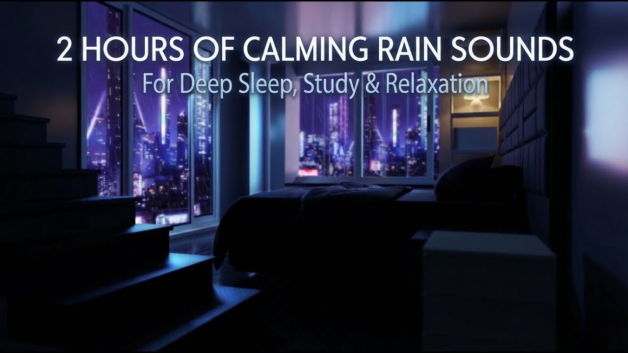 Rain Sounds for Deep Sleep, Study & Relaxation 🌧️
