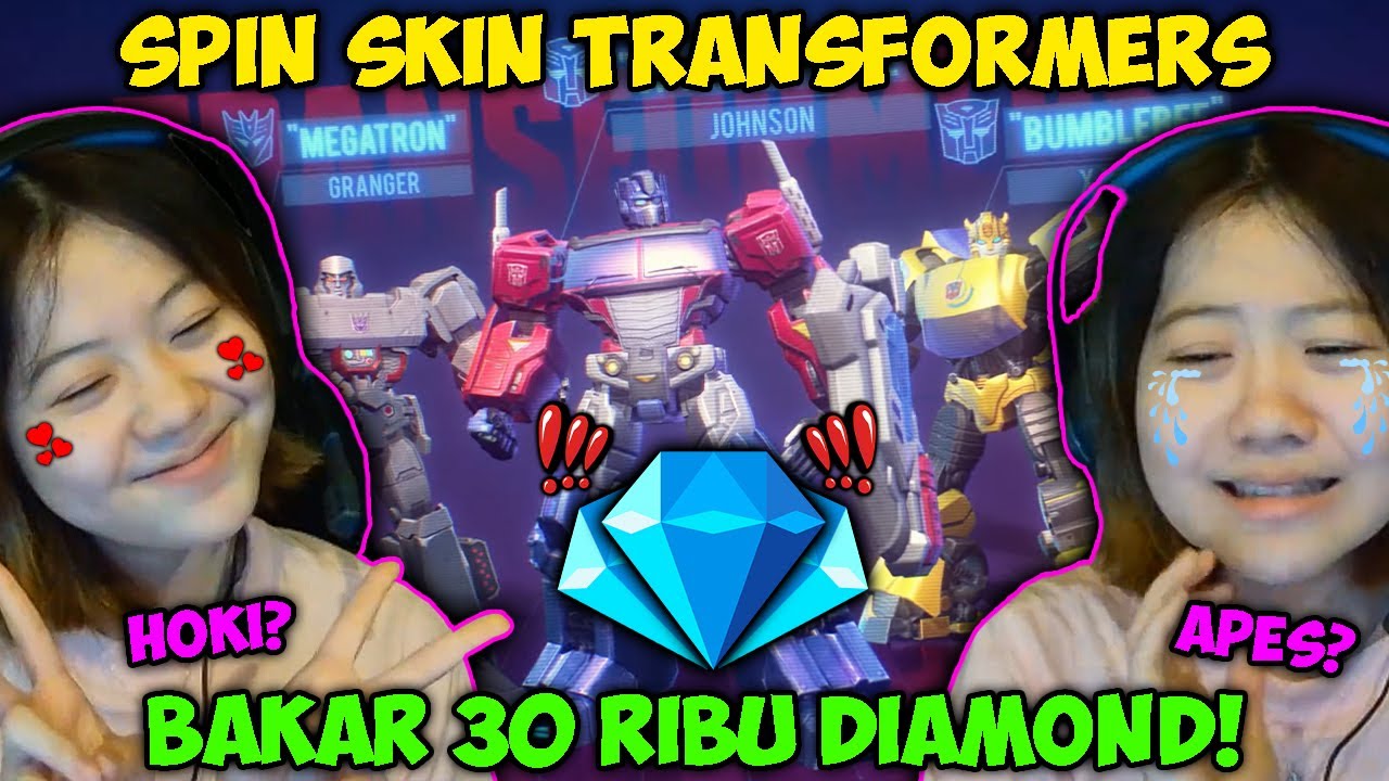 BAKAR 30 RIBU DIAMOND DEMI SPIN SKIN TRANSFORMERS !! - Mobile Legends Indonesia