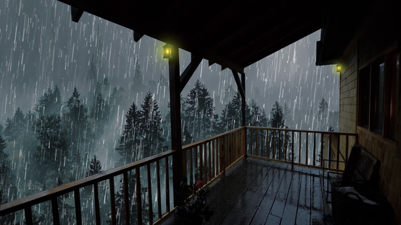Lluvia Relajante Para Dormir - Sonido de Lluvia y Truenos - Rain Sound for Sleeping ASMR 217