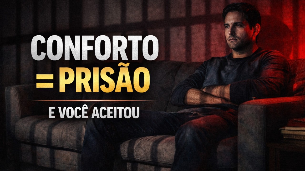 O CONFORTO É A PRISÃO MAIS EFICIENTE JÁ CRIADA