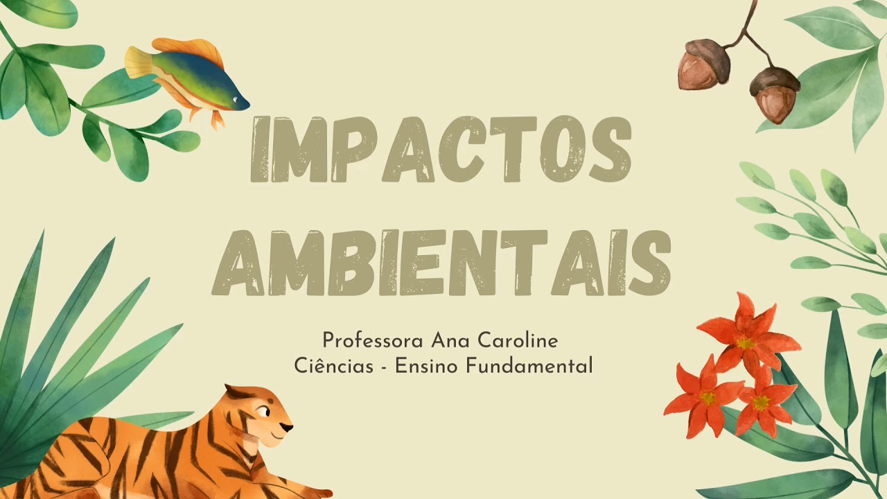 IMPACTOS AMBIENTAIS - Ensino Fundamental