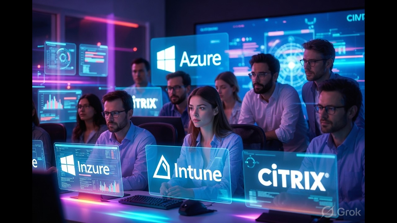 Azure , Azure AVD, Microsoft Intune ,Fslogix, Citrix Demo Video from Cloudsoft #azure #avd #intune