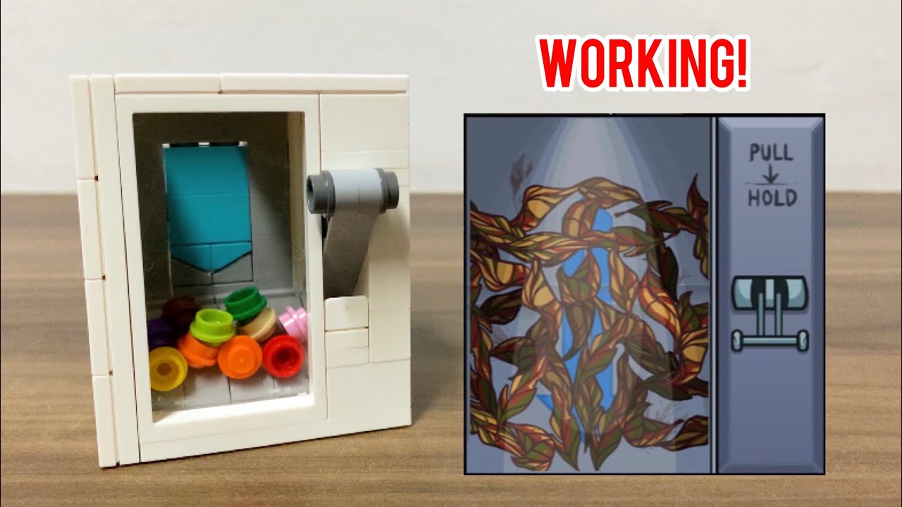 How to build a Lego Among Us Emptying Garbage Task - Working #2