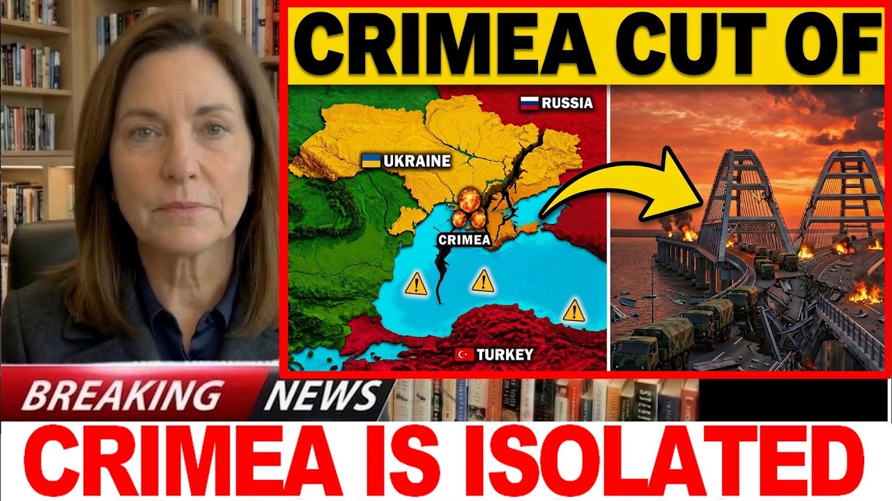 Ukraine Just Cut Crimea's Main Supply Bridge... Russia's Southern Front Is Under Pressure
