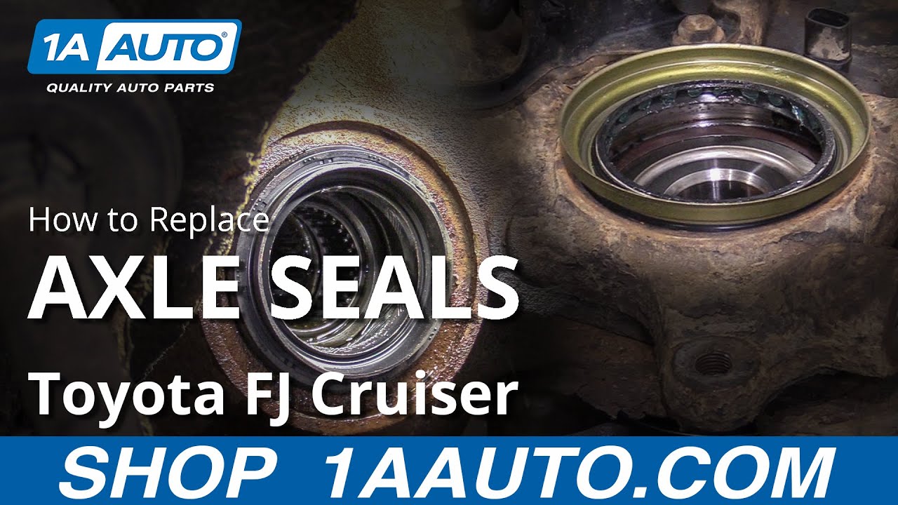 How to Replace Front CV Axle Seals 07-14 Toyota FJ Cruiser