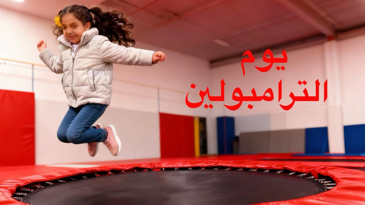 يوم بالترامبولين 🥰❤️ ، جربت اصعب لعبة 