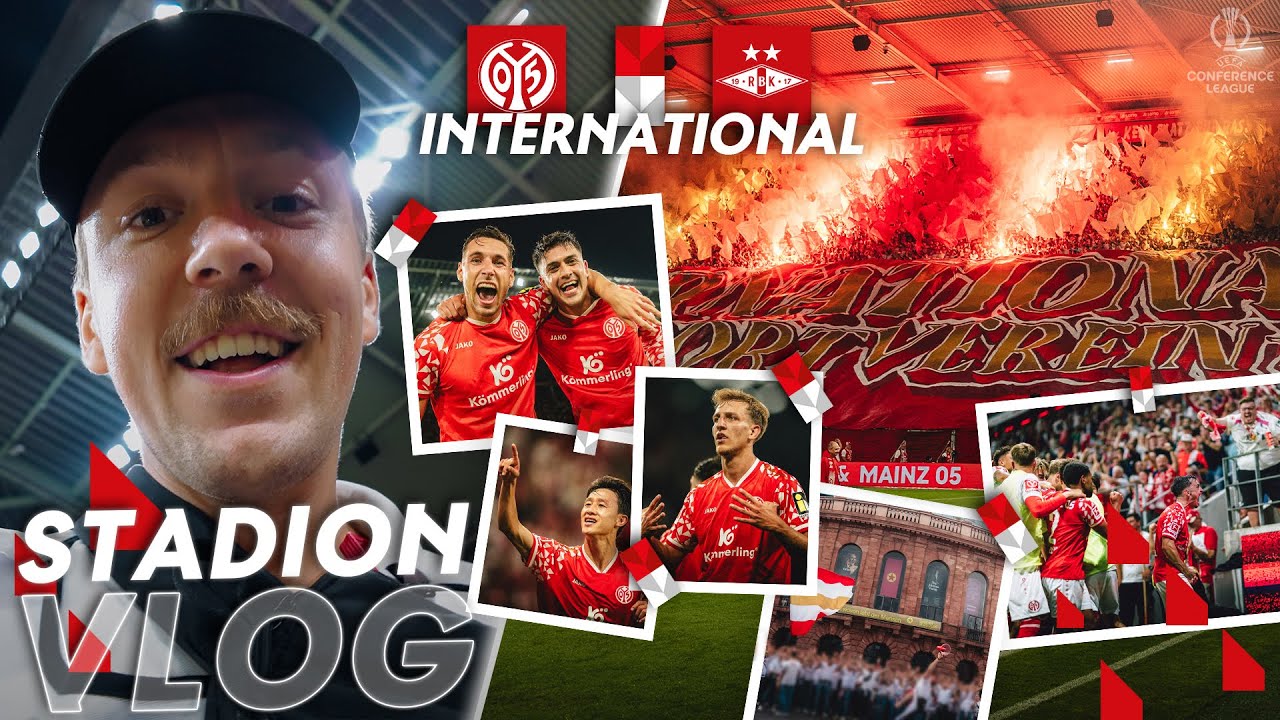 Magische Europa-Nacht!🪄✨ | 1. FSV Mainz 05 - Rosenborg Trondheim | ⚽ Stadion-VLOG 📹 | 24/25