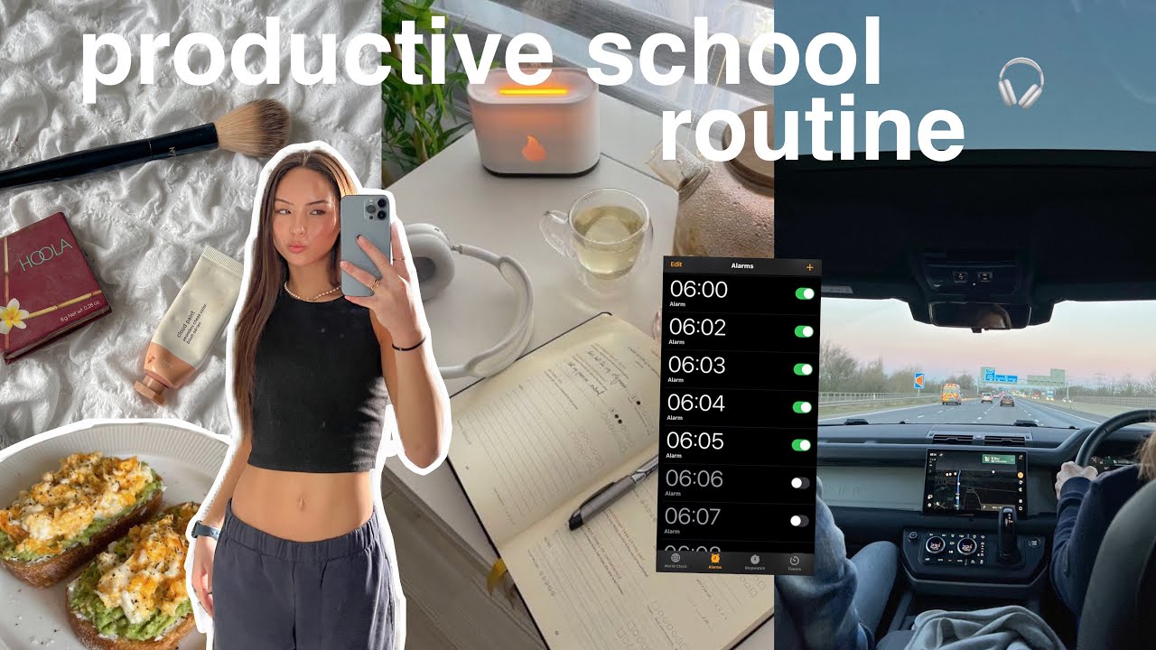 realistic school winter morning and night routine as a student  💌🎧⊹。°˖