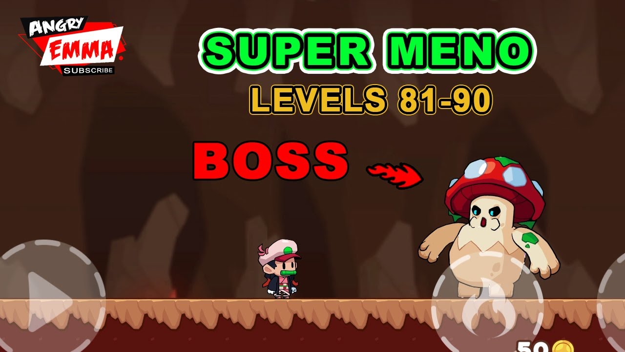 Super Meno - Levels 81-90 + BOSS (Android Gameplay)