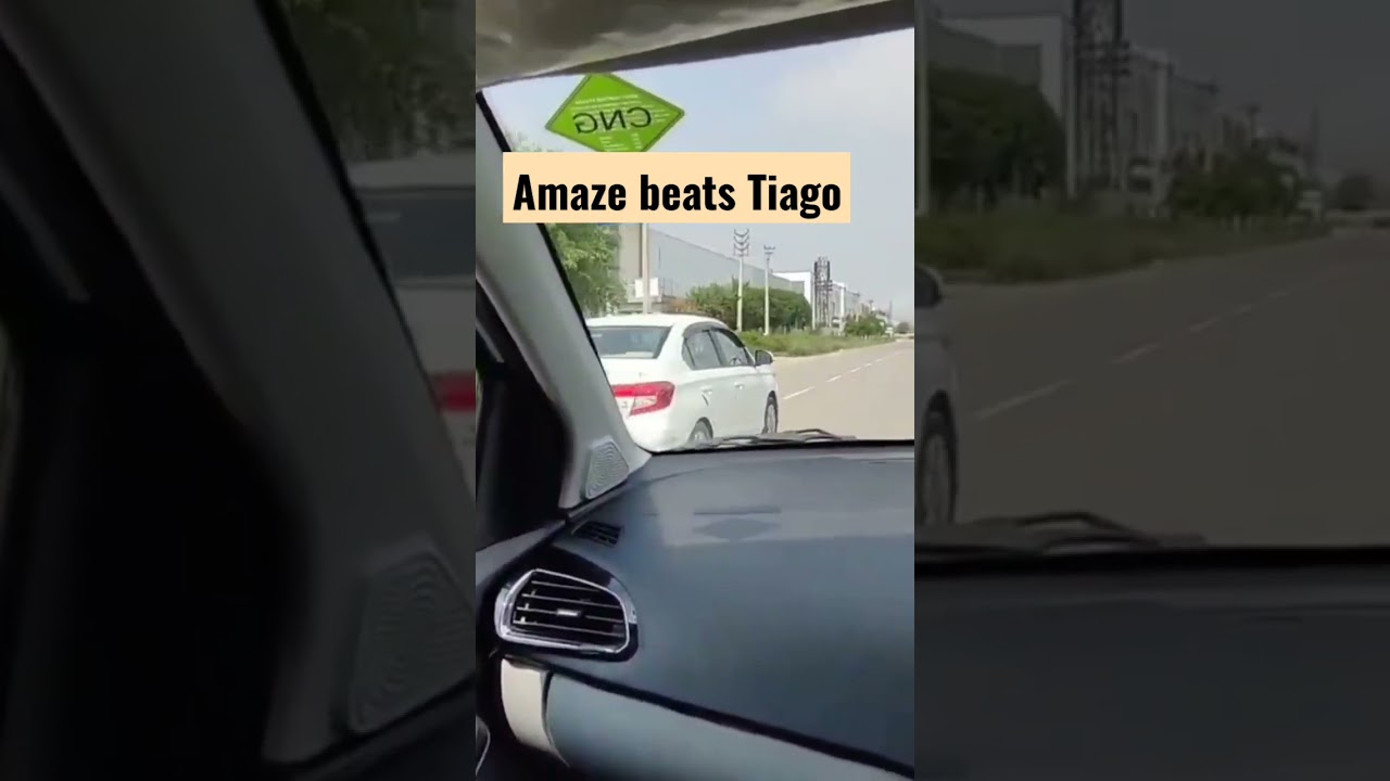 Honda Amaze vs Tata Tiago| Drag Race