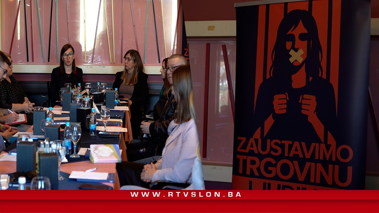 Okrugli stol u Tuzli: Razmjena iskustava u borbi protiv trgovine ljudima - 16.3.2026.