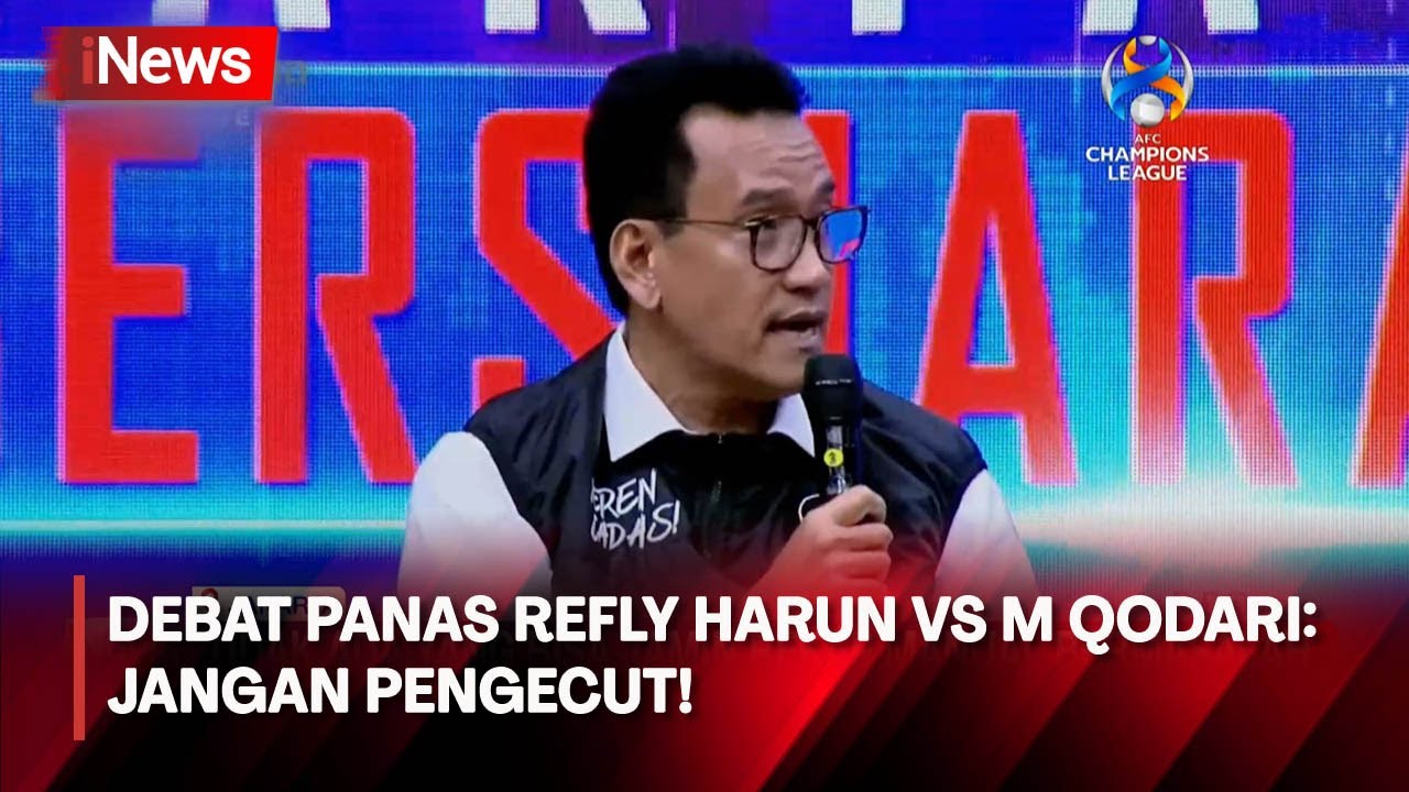 Debat Panas Refly Harun vs M Qodari: Jangan Pengecut! - iNews Malam 21/02 Segmen 03