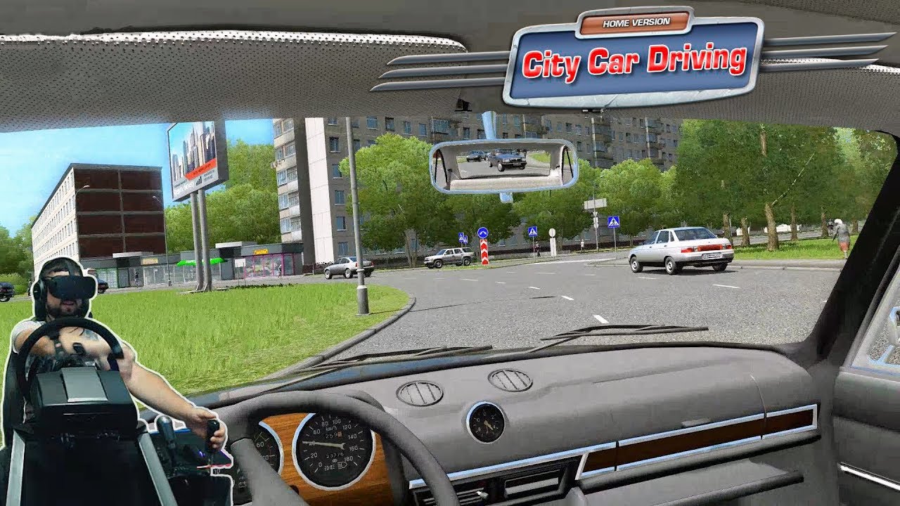Легендарный Бумер 740 E38 и жогово на Шохе в VR - City Car Driving - Oculus Rift - Fanatec CLS Elite