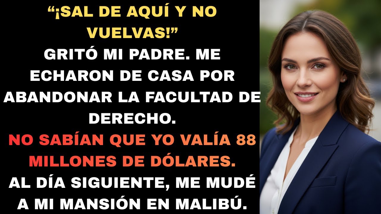 👉 Mi papá me gritó “¡Lárgate y no regreses!”… al día siguiente me mudé a una mansión de $88 MILLONES