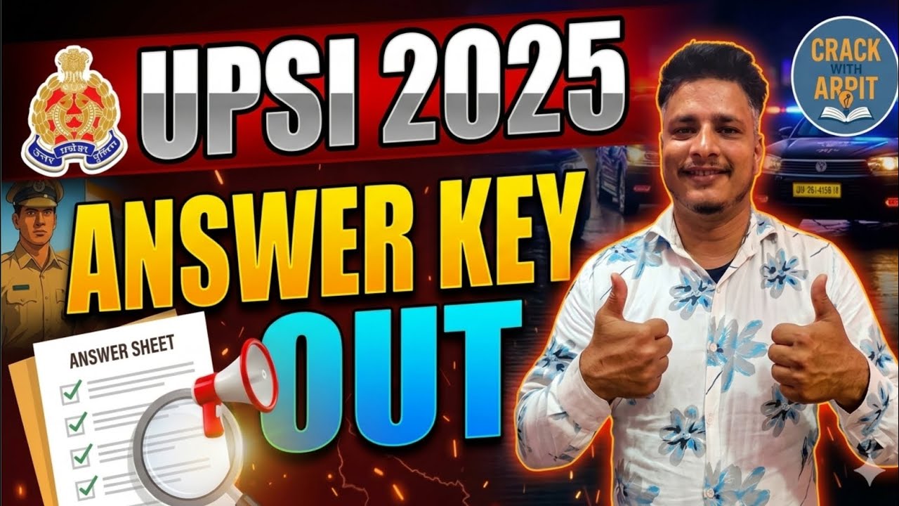 UPSI 2025 Answer Key Released 🚨 | Score Kitna Ban Raha Hai? | @Exampur__Official | #upsi #uppolice 