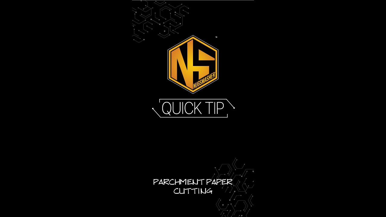 PARCHMENT PAPER CUTTING #shorts #nugsmasher #quicktip #rosin