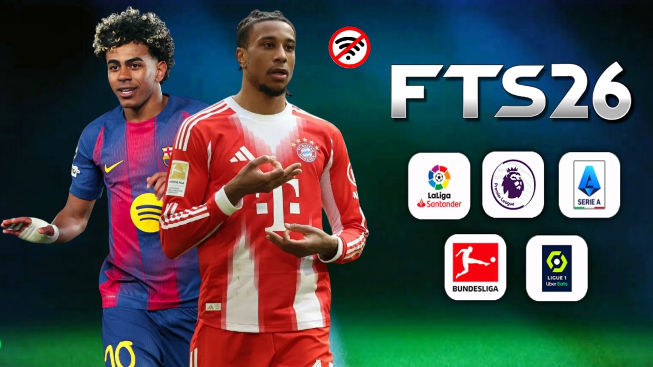 FTS 26 MOBILE&trade; ANDROID ОФЛАЙН 300 МБ НОВЫЕ ФОРМЫ 2025/26 РЕАЛЬНЫЕ ЛИЦА И ПОСЛЕДНИЕ ТРАНСФЕРЫ ЛУЧШ...