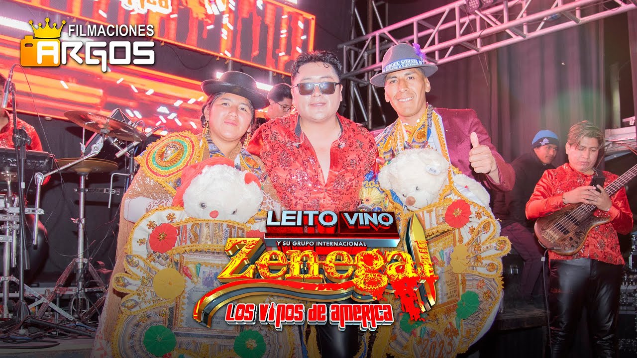 Leito Vino y su grupo Zenegal en vivo Chipuipo - Charazani 2023. 📸 Argos Filmaciones 📀