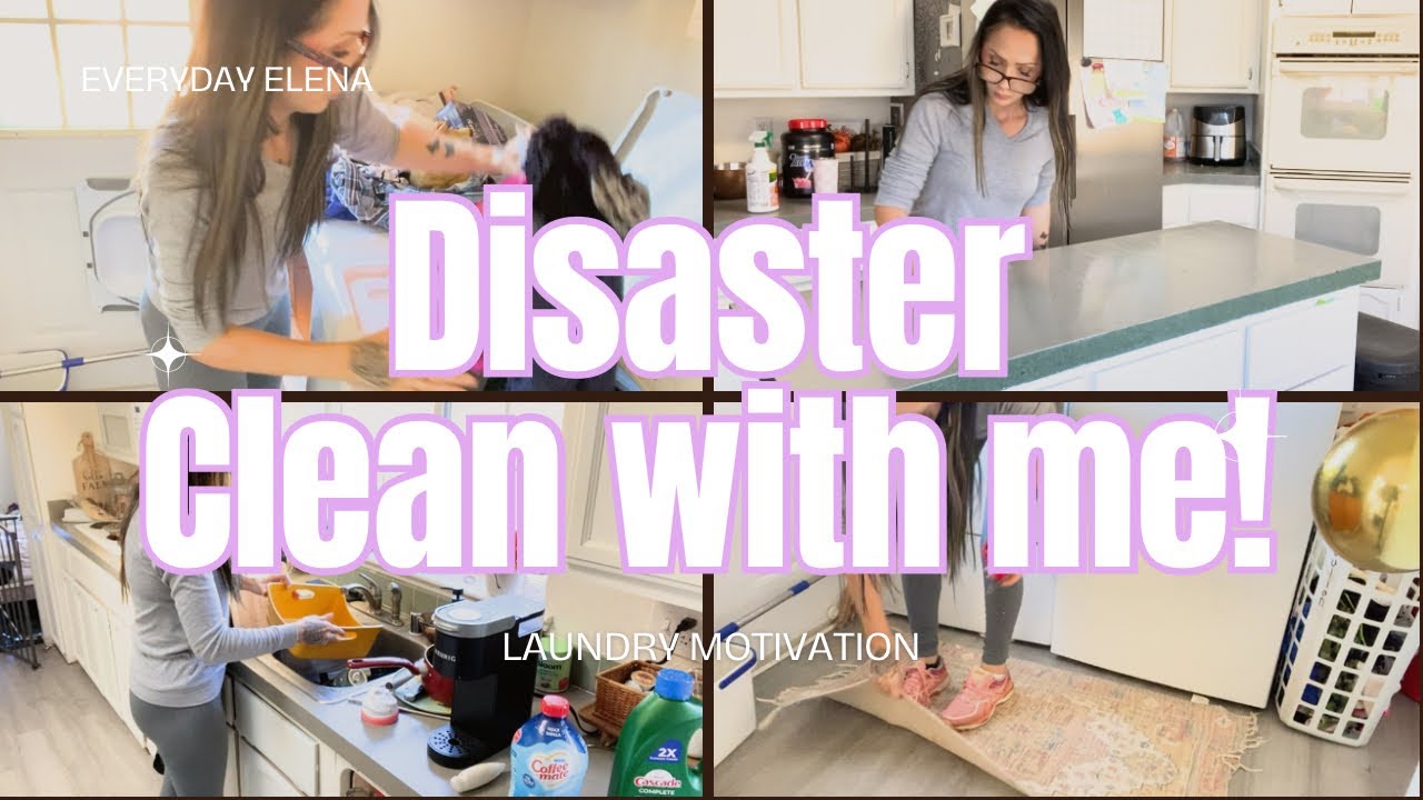 Disaster Kitchen Clean With Me ! #cleaningmotivation #cleanwithme #momlife #reallife 
