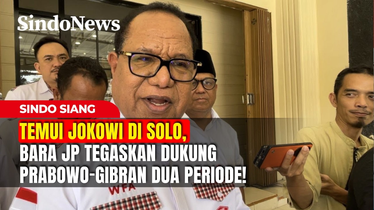 Temui Jokowi di Solo, Bara JP Tegaskan Dukung Prabowo-Gibran Dua Periode! | Sindo Siang | 16/02