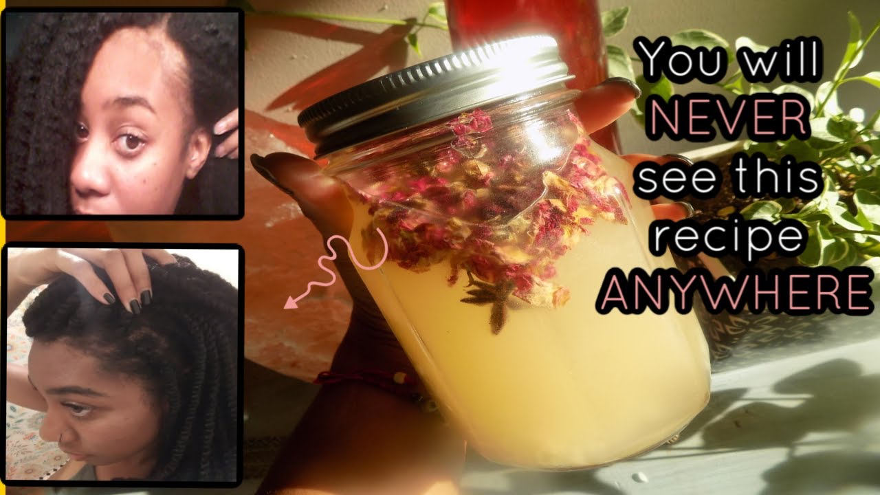 This RICE WATER recipe WILL GROW EDGES FAST & keep them HEALTHY