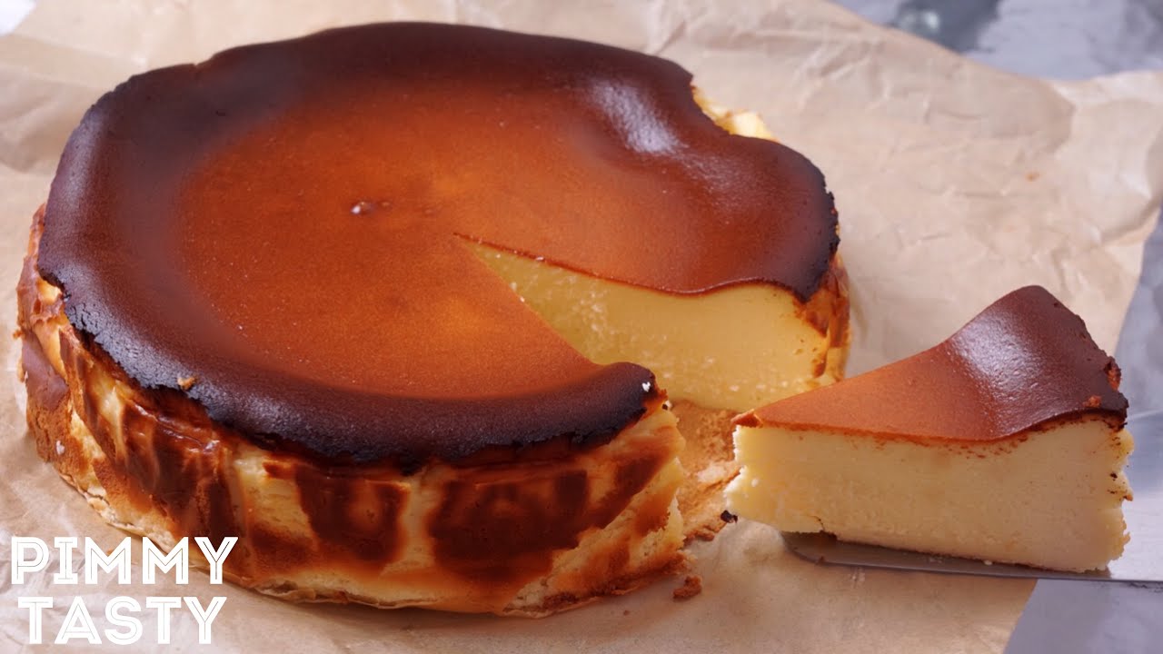 Basque  cheesecake ชีสเค้กหน้าไหม้ต้นตำรับจากสเปน