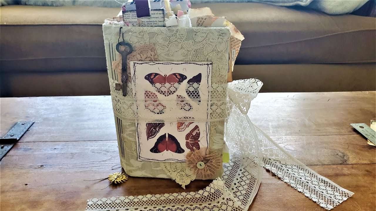 JUNK JOURNAL FOR SALE! Stuffed & Lacey! In My Etsy Shop! :) Victorian Nature! The Paper Outpost! :)