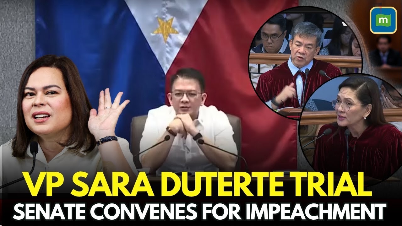 Sara Duterte Trial LIVE: Sebastian Duterte Called as Prosecution Witness |Philippines Senate Day 28