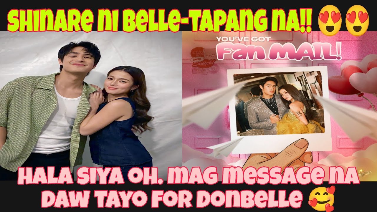 Fan-lentines kasama ang DONBELLE || SHINARE PA NI BELLE -GUSTO TALAGA NI BELLE NA MAG MESSAGE TAYO😍😱