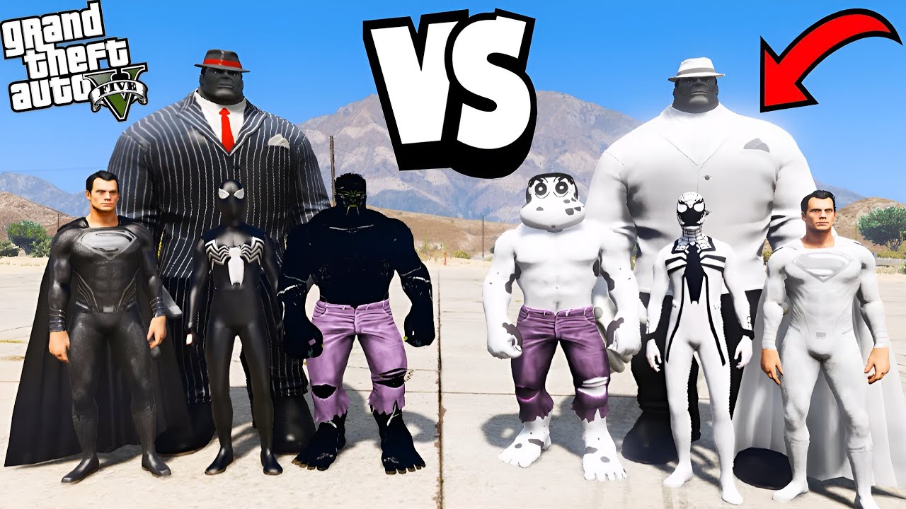 White Gang Vs Black Gang Epic Battle In GTA 5!