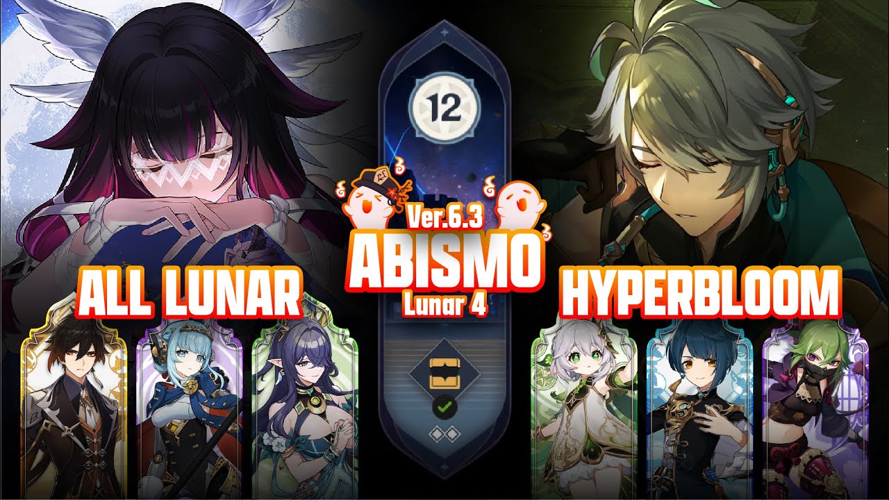 C0 COLOMBINA ALL LUNAR & C0 ALHAITHAM HYPERBLOOM | SPIRAL ABYSS 6.3 FLOOR 12 | GENSHIN IMPACT