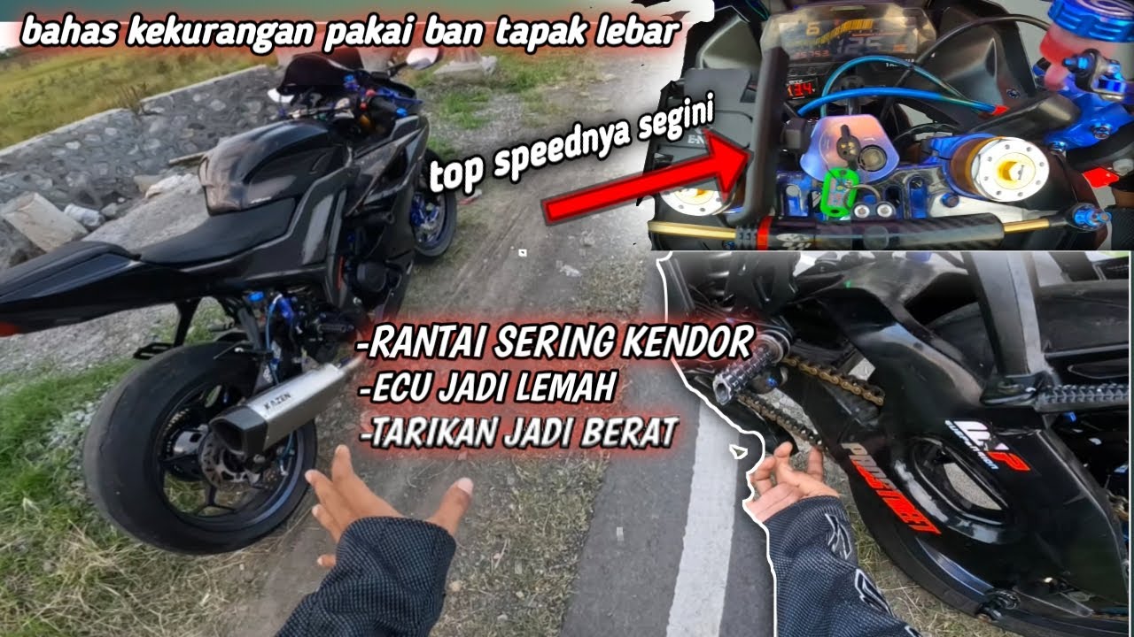 TONTON SEBELUM GANTI BAN TAPAK LEBAR || KELEMAHAN PAKAI VELG TAPAK LEBAR ‼️
