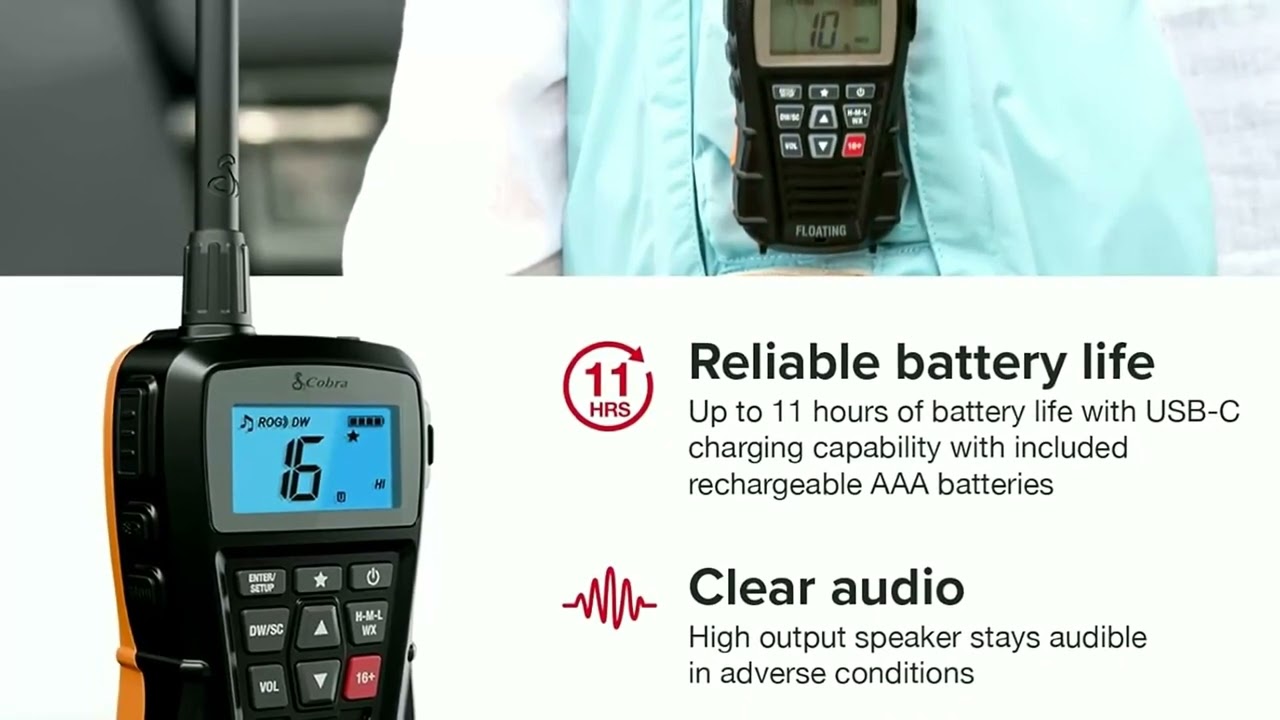 Cobra BlueBound 150 Handheld Marine Radio Review