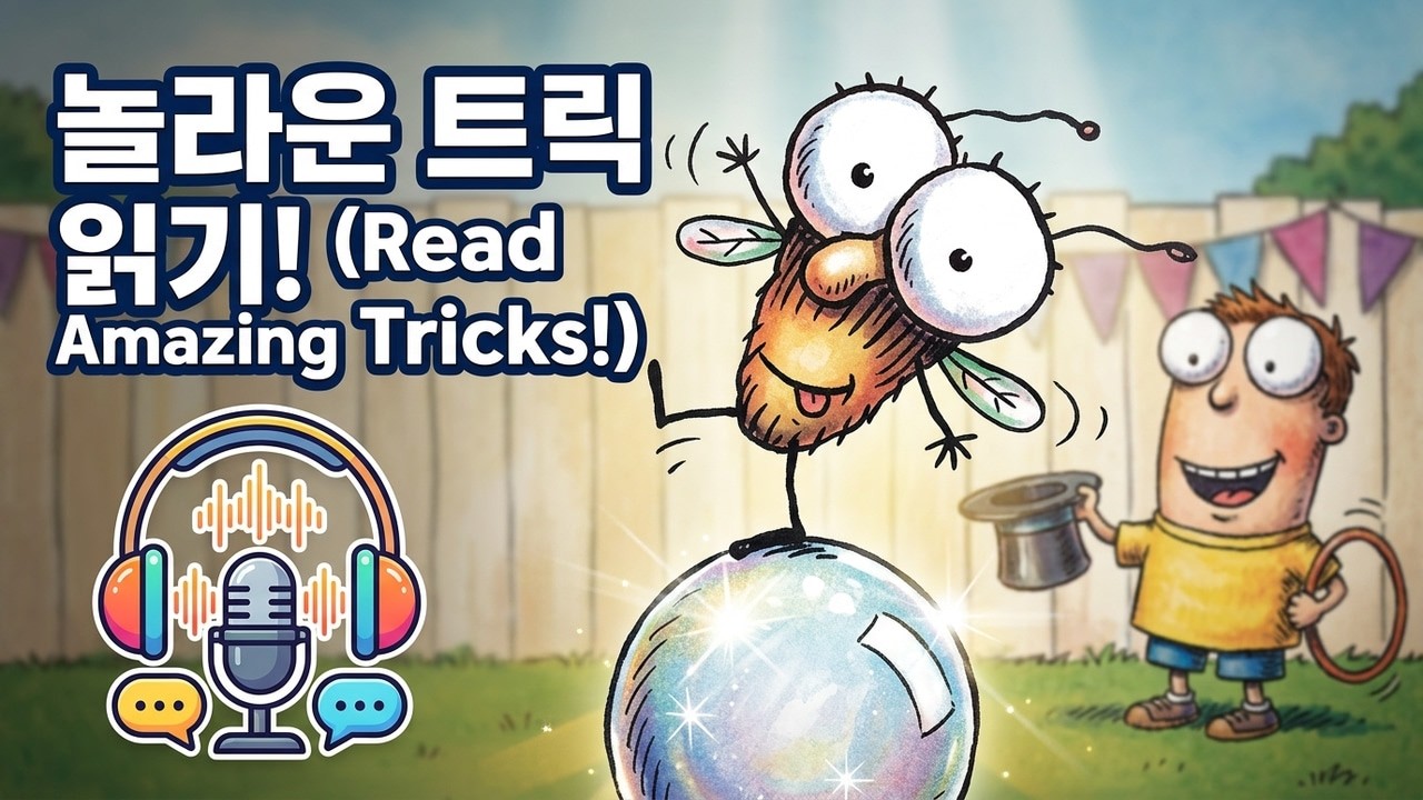 Fly Guy가 보여주는 놀라운 트릭! 먼저 듣고 → 따라 읽어보세요!  Fly Guy’s Amazing Tricks