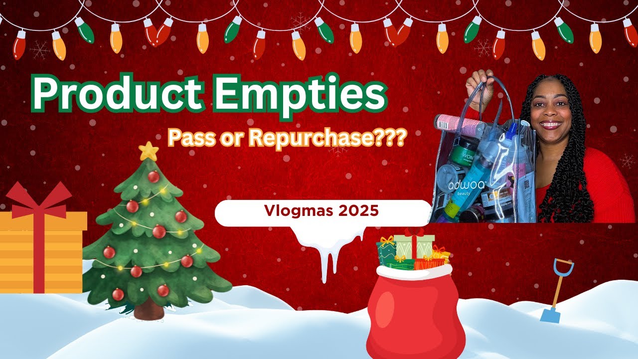 Огромные пустые коробки Vlogmas! Красота и уход за кожей: я наконец-то закончила | Vlogmas2025