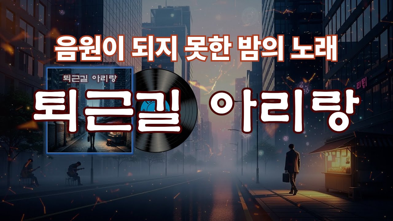 🎶[퇴근길 아리랑][조선팝] “지친 하루 속에서도 아리랑 선율과 함께 희망을 찾고, 내일을 향해 나아가는 마음을 담은 현대적 감성 조선팝.”