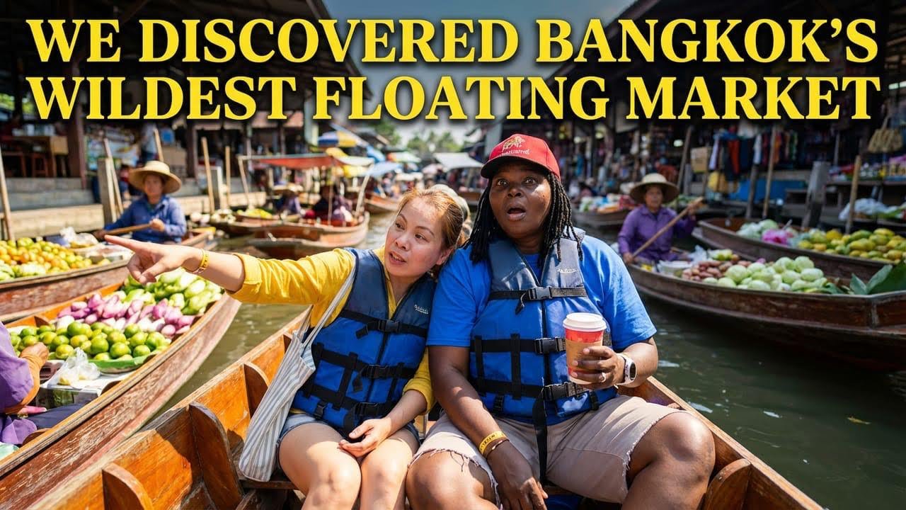 Pt 2 We discovered Bangkok's Wildest floating Market