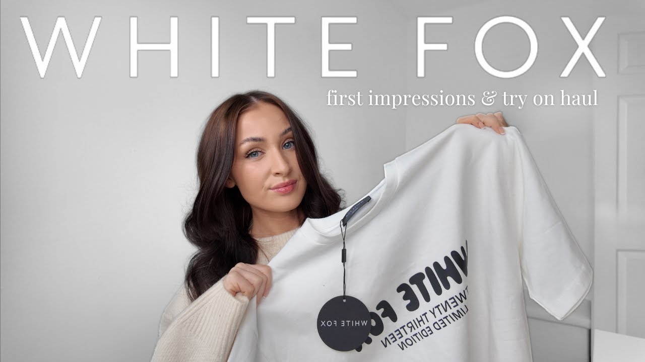 WHITE FOX HAUL 🤍 | *honest first impressions* hoodies, joggers & t-shirts