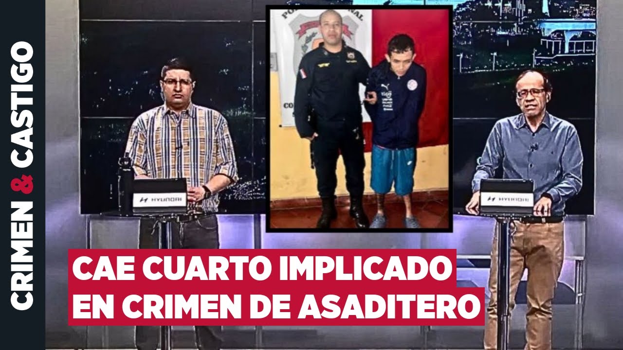 Capturan al cuarto implicado en crimen de un asaditero en Lambaré - Crimen & Castigo