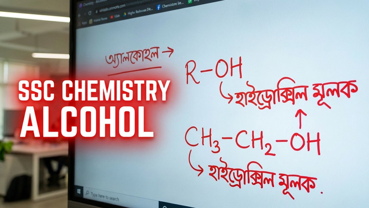 Tensed about SSC chemistry preparation? One shot alchohol is here for you.