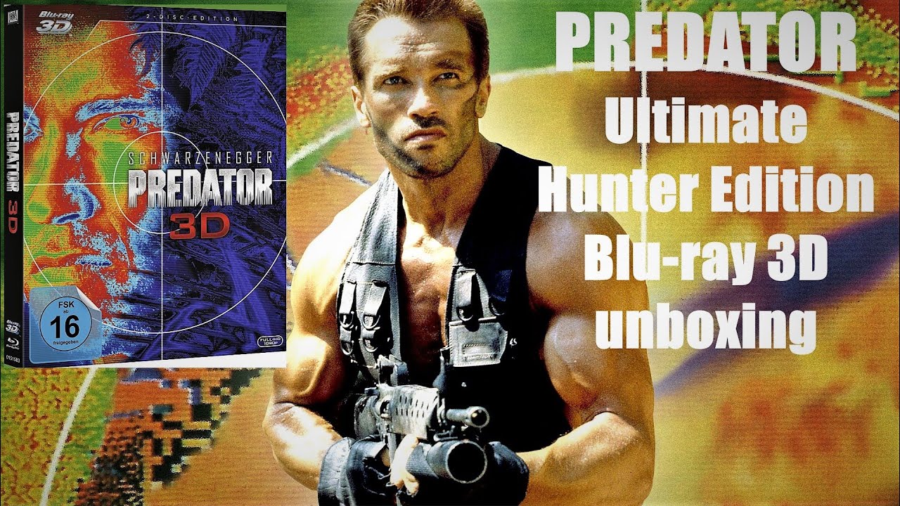 PREDATOR (Ultimate Hunter Edition) Blu-ray 3D unboxing