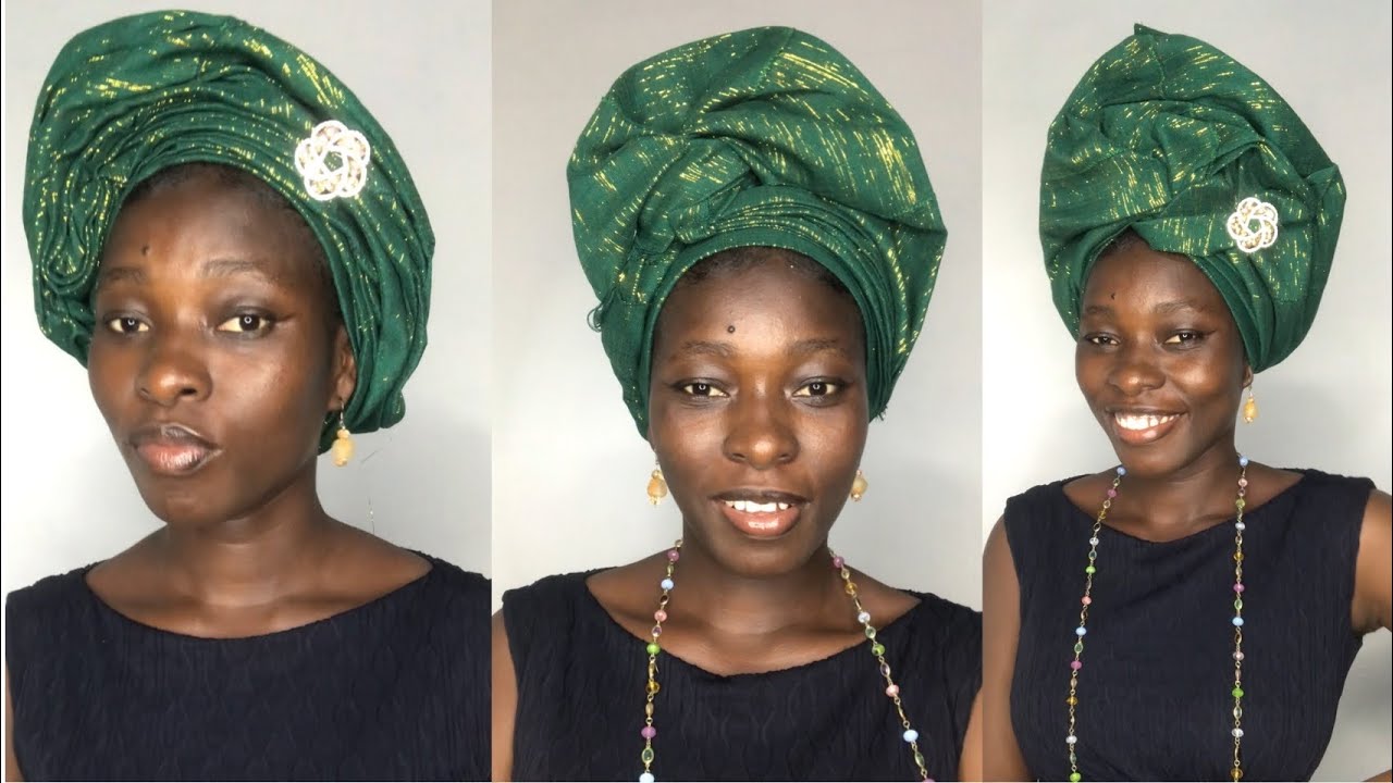 QUICK AND EASY HEAD WRAP TUTORIAL